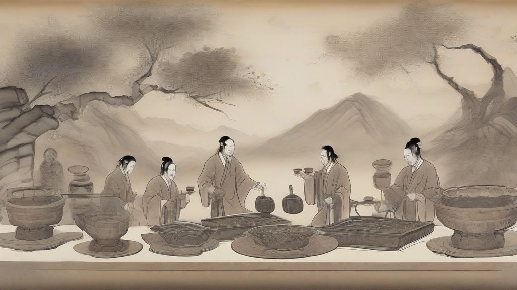 中国酒文化的多维镜像：从礼器到艺术的千年流转