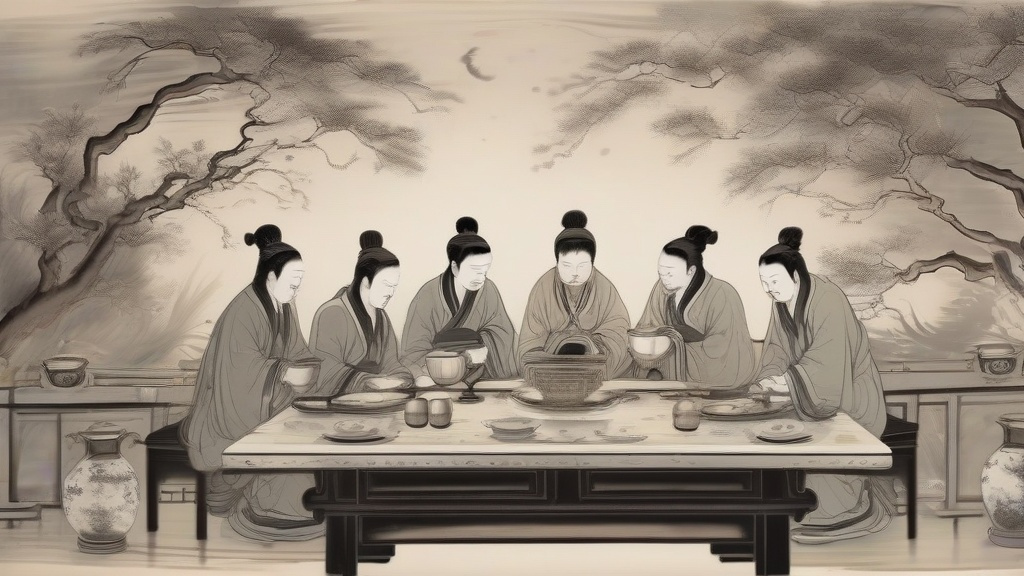 中国酒文化的多维镜像：从礼器到艺术的精神嬗变